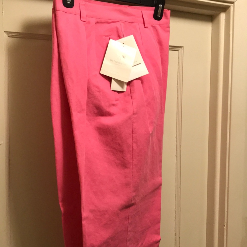 Liz Claiborne pink Linen/Cotton pants